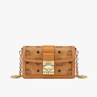 MCM Mini Tracy Crossbody In Visetos Brown