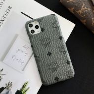 MCM iPhone Case In Visetos Original Grey