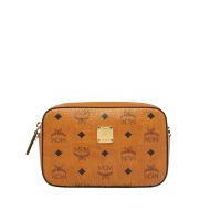 MCM Camera Bag In Visetos Original Brown