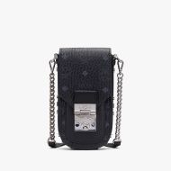 MCM X-Mini Patricia Crossbody In Visetos Black