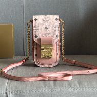 MCM X-Mini Patricia Crossbody In Visetos Light Pink