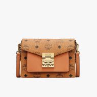 MCM Mini Patricia Crossbody In Visetos Brown