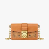 MCM Mini Tracy Crossbody In Mix Visetos Brown